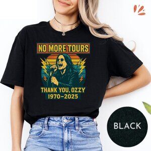 Ozzy Osbourne No More Tours Shirt Thank You Farewell Tour Tee Vintage Rock 17